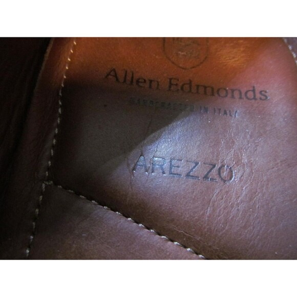 Allen Edmonds Mismatched Arezzo Mens Black Leather Horsebit Loafers Sizes READ - Picture 14 of 16
